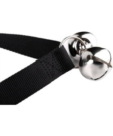 Adjustable Dog Doorbell for Toilet Training | Black Puppy Door Bells for Easy House Training - Buy Online on GoSupps.com