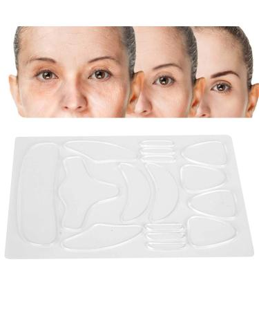 Anti-Wrinkle Silicone Plaster Set - 16 Reusable Facial Patches for Chin Forehead Mouth & Eyes - Youthful Skin Solution - Buy Online on GoSupps.com