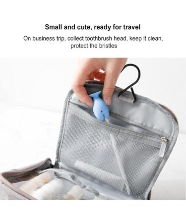 MANYUN Travel Toothbrush Covers - 5 Pcs Portable Toothbrush Holder for Clean & Hygienic Home Travel Use - Buy Online on GoSupps.com