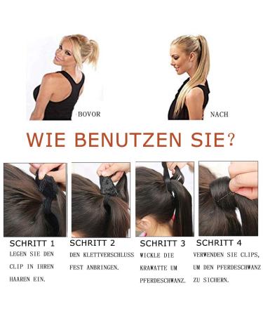 Buy Dark Brown Real Hair Clip-In Ponytail Extension - 40 cm Braid Hair Piece | Premium Quality #2-2 (80 g) - International Shipping Available - Buy Online on GoSupps.com