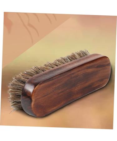 TENDYCOCO Shoes Brush | Lint Remover & Horsehair Brush for Furniture Leather & Clothes - International Shipping Available - Buy Online on GoSupps.com
