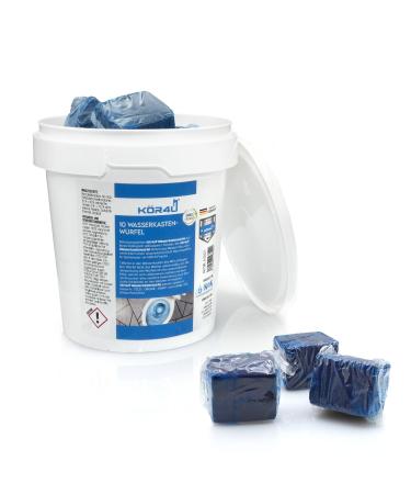 K r4U water box cubes 1 can A 10 pieces environmentally friendly cistern tab for bright fresh blue cleaning tabs - Made in Germany - Buy Online on GoSupps.com