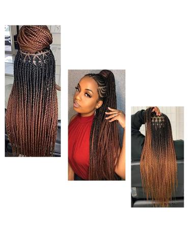 Buy 24 Jumbo Braids Hair Extensions - Black Brown Kanekalon Synthetic Crochet Braids 6 Pack | Premium Quality Braids Extensions - Buy Online on GoSupps.com