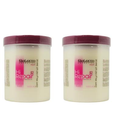 Salerm Hi Repair Mask 34.4oz / 1000ml Pack of 2