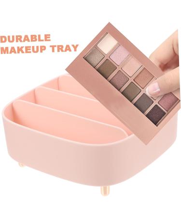 Balacoo 4pcs Box Makeup Storage Box Makeup Pallet Eyeshadow Palettes Holder Countertop Organizer Partition 20.6X20X8.6CMx4pcs Pinkx4pcs - Buy Online on GoSupps.com