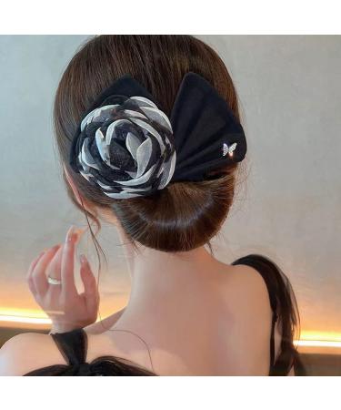 K&Y 6 PCS Elegant Flower Butterfly Lazy Hair Curler Bun Maker - Mixed Color - For Women and Girls - Buy Online on GoSupps.com