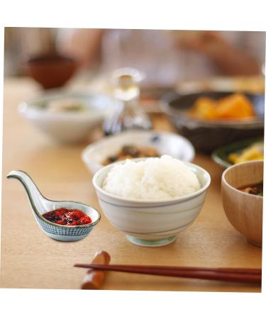 2pcs Caviar Spoon Ceramics Dessert Food 10x6cm Assorted Color - Buy Online on GoSupps.com