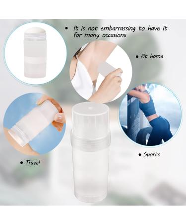 6 Pcs 2 Oz Empty Deodorant Containers - Refillable Twist-up Tubes for DIY Deodorant and Lip Balm - Buy Online on GoSupps.com
