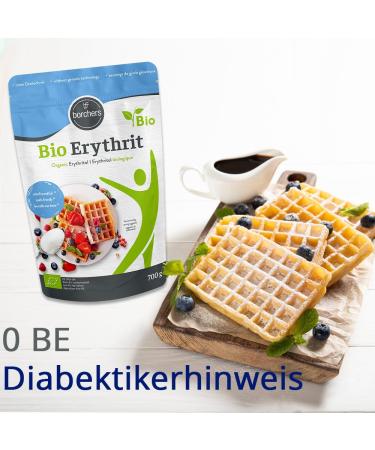 Borchers Organic Erythritol 700g Bag - Sugar-Free Organic Sweetener | Calorie-Free Sugar Substitute - Buy Online on GoSupps.com