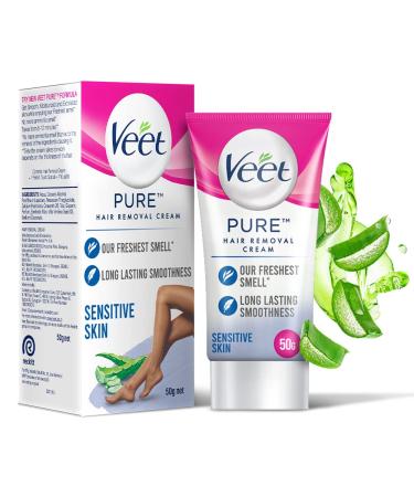 Veet Silk & Fresh Hair Removal Cream Sensitive Skin - 50 g