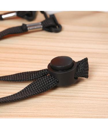 MOTZU Mask Lanyard Necklace Strap - 5 Pieces, Adjustable Extend Ropes with Fastening Cord - Black - Buy Online on GoSupps.com