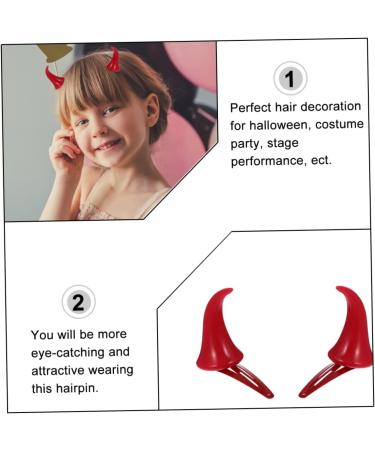 minkissy Ox Horn Hairpin 6 Pairs Halloween Decorative Barrettes Metal Snap Hair Clips Halloween Horn Hair Clips Gothic Hair Clips Hair Clips Ox Horn Halloween Hair Clip Demon Props - Buy Online on GoSupps.com