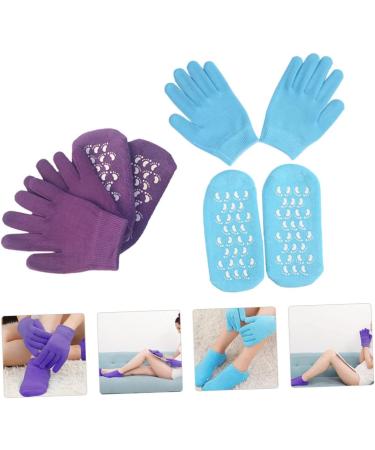 Healeved 2 Sets Hand and Foot Care Set Dry Cracked Hands Gloves Bunny Ear Clip Gloves Mitts Moisturizing Spa Gloves Socks Spa Mittens Clothing Set Women's Vegetable Cosmetic - Buy Online on GoSupps.com