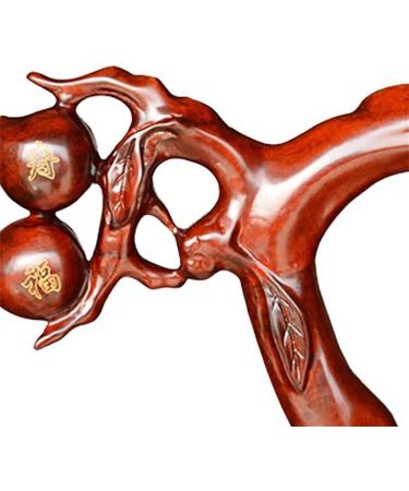 Wooden Cane Solid Walking Stick Crutch Natural Wooden Walking Stick Wood Decorated Handle Walking Stick for Men and Women. Wooden Decorative Canes and Cane for Elderly Seniors Independence - Buy Online on GoSupps.com