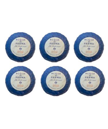Acqua di Parma Blu Mediterraneo Arancia di Capri Wrapped Soaps 50 grams - Set of 6