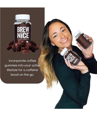Buy Coffee Gummies - 50mg Caffeine Boost | Energy-Infused with Taurine Guarana & Vitamins - 60 Count - Buy Online on GoSupps.com