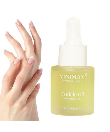 Nail Cuticle Oil 15ml with Organic Vitamin E & B Avocado Essence Cuticle Oil with Dropper Design for Nails Moisturizes Cuticle and Nail's Skin Strengthens Nails Prevents Hangnails and Chapped 20ML