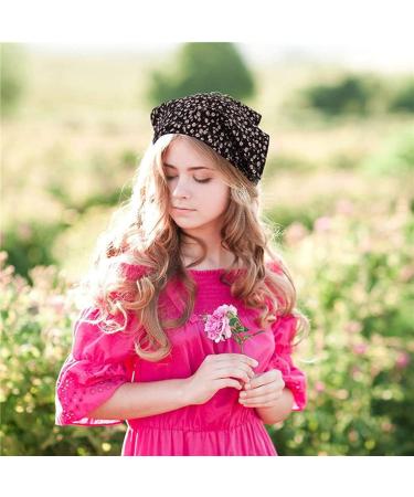 12 Pack Cinaci Elastic Floral Bandanas Headbands for Women - Silk Kerchiefs & Hair Scarves Set - Buy Online on GoSupps.com