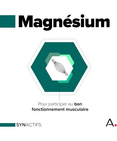 ARAGAN - Synactives - Myoactives - Muscle Relaxation Food Supplement - Marine Magnesium Coenzyme Q10 Valerian Vitamins - 30 capsules - 15 days to 1 month of intake - Made in France - Buy Online on GoSupps.com