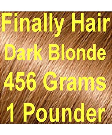 DARK BLONDE Finally Hair Hair Fiber Refill 456 Grams Full Pounder For Hair Loss Concealing by Finally Hair