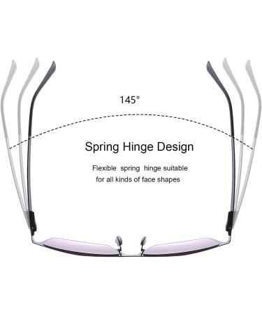 Buy UV400 Spring Hinge Reading Glasses - Women & Men Sun Protection Blue Light Filter 2.5X - Stylish Safety Sunglasses - Buy Online on GoSupps.com