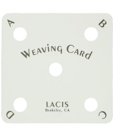 Lacis Card Weaving Cards, 25-Pack White