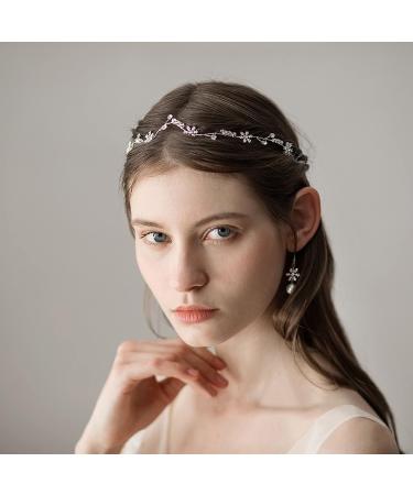 BOUNONT Silver Flower Girl Headpiece | Bridal Hair Accessory for Kids | First Communion Headband - Buy Online on GoSupps.com