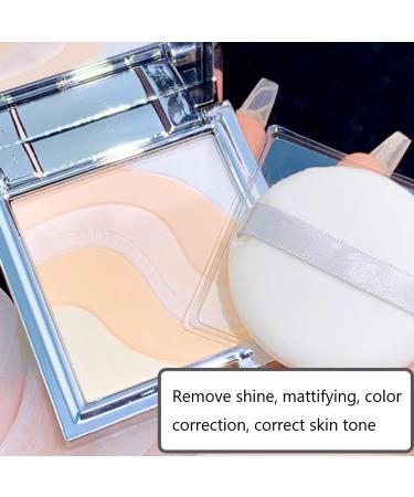  KARLOR 5 in 1 Compact Fixing Powder Mattifying Palette Color Correction Face Setting Powder Compact Powder Slightly Flawless for Repairs Fixing - Buy Online on GoSupps.com