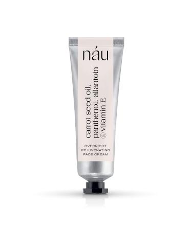 nau Overnight Rejuvenating Face Cream - Hydrate Anti-Aging Antioxidant - Carrot Seed Oil Vitamin E Tangerine & Wild Beet Seed (1.01 fl oz)