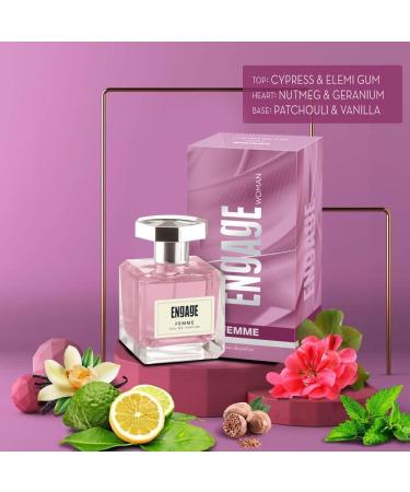 Eng.age Mom.ents Luxury Perfume Gift for Men & Women Long Lasting Fresh & Floral Pack of 2 200ml - Buy Online on GoSupps.com
