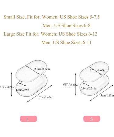 10 Pieces Gel Toe Bunion Toe Spacers Toe Corrector and Straightener Orthotics for Bunion Overlapping Toes  Bunion Toe Pain Relief - (L Size) - Buy Online on GoSupps.com