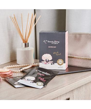 My Beauty Diary Black Pearl Brightening Facial Mask - Intense Hydration and Nutrition for Dull Skin (8 Pack) - Buy Online on GoSupps.com