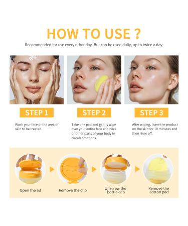 Turmeric Cleansing Pads for Face - 80pcs Exfoliating Scrub Pads for Acne & Dark Spots | Gentle Non-Irritating Formula - Buy Online on GoSupps.com