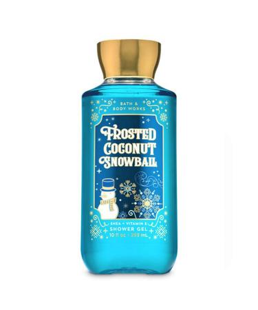 Bath and Body Works Frosted Coconut Snowball 2019 Edition with Shea and Vitamin E Shower Gel 10 fl oz / 295 mL