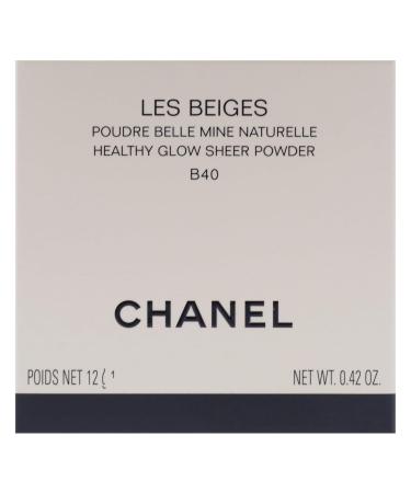Chanel Les Beiges Healthy Glow Sheer Powder B40 - Intense Medium Neutral Undertone | 0.42 oz | Buy Now - International Shipping - Buy Online on GoSupps.com