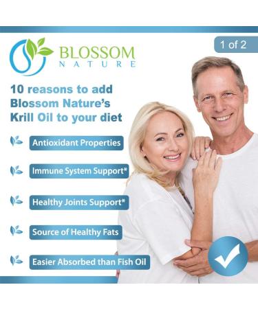  Antarctic Krill Oil 1000mg Softgels with Astaxanthin Omega-3 EPA & DHA Supplement for Heart Brain and Joint Health in Form of Phospholipids 60 Vanilla-Flavored Softgels 1000mg Vanilla Flavor - Buy Online on GoSupps.com