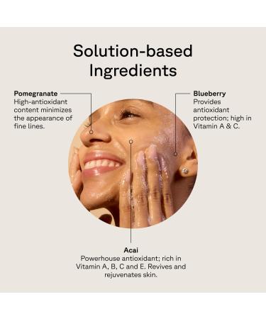 Acure Brightening Facial Scrub & Cleansing Gel Combo Pack - Exfoliating Face Wash & Gentle Daily Facial Cleanser for Radiant Skin with Sea Kelp Pomegranate & Acai 100% Vegan - 4 fl oz (2 Pack) Scrub & Cleanser - Buy Online on GoSupps.com