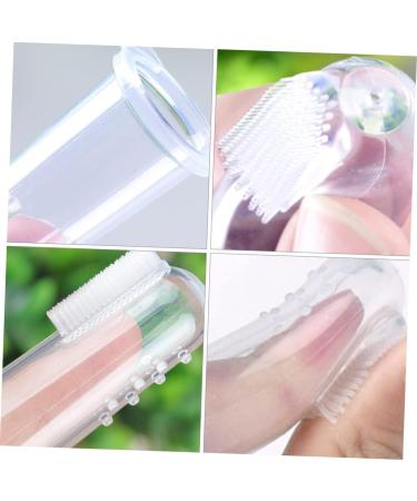 Buy Magiclulu 30 Set Silicone Finger Toothbrush for Toddlers | International Shipping - Tooth Cleaning Tools & Accessories - Buy Online on GoSupps.com