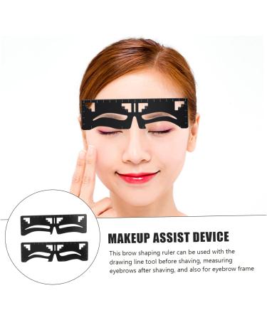 NOLITOY 8 Pcs Eyebrow Ruler Eyebrow Auxiliary Ruler Eyebrow Tools Makeupset Eyebrow Shaper Make up Template - Buy Online on GoSupps.com