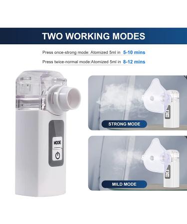 Nebulizer Machine for Adults & Kids - Portable Handheld Personal Steam Inhaler for Breathing Problems - Buy Online on GoSupps.com