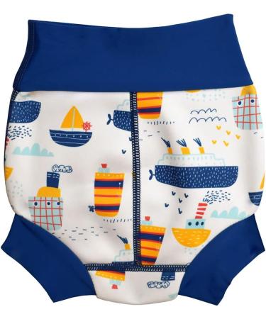 Splash About Baby Happy Nappy Swim Nappy Tug Boats 0-3 Months - Buy Online on GoSupps.com