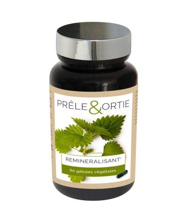 NUTRI EXPERT - Horsetail & Nettle - Facilitates the elimination of toxins - Contributes to the proper functioning of the body - Vegan - French brand - Plant extracts - 60 vegetable capsules