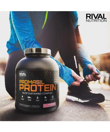 Rivalus Promasil Milk Chocolate 2lb - 8-Source Protein Blend Including Native Whey Isolate Native Micellar Casein Egg Sustained Delivery Clean Nutrition Profile No Banned Substances Chocolate 907 g (Pack of 1) - Buy Online on GoSupps.com