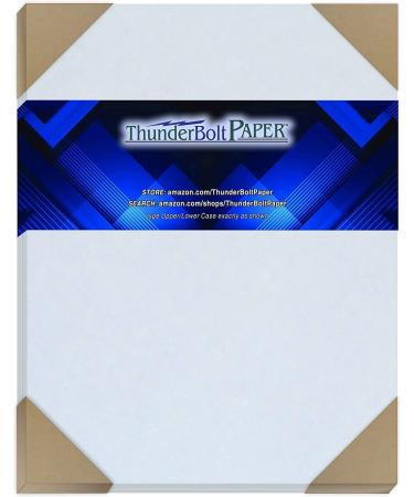 50 Light Blue Parchment Printable Writing Paper 60lb Text  24lb Copy Paper Sheets - 8.5x11 Inches Standard Letter & Flyer Size - 60 Pound is NOT Card Weight - Vintage Colored Looks Like Old Parchment 8.5x11 - 50 Sheets