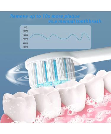 2 Pack Electric Toothbrush for Adults - 37000VPM, 3 Intensity Levels, 6 Modes - USB Rechargeable, 60 Days Charge - 2 Min Timer, 8 Brushes - Buy Online on GoSupps.com