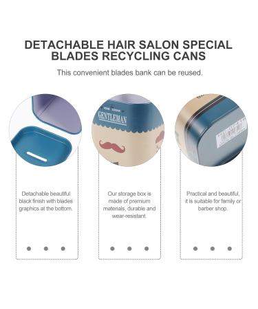 Beaupretty Stainless Steel Razor Disposal Case - Blue | Safety Razor Bank Storage Container - Buy Online on GoSupps.com