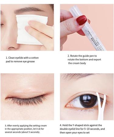lmoikesz 3ps Double Eyelid Shaping Glue Waterproof Adhesive Gluewater Long-Lasting Makeup Supplies Instant Big Eye Lifting - Buy Online on GoSupps.com