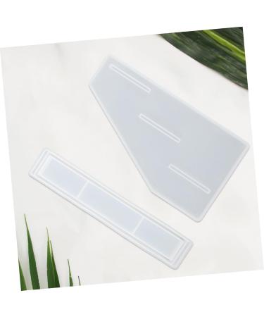 STOBOK 2pcs Cast Making Case Epoxy Diy Crystal Silicone Storage Mold Resin Rack Lipstick White 8x14cm - Buy Online on GoSupps.com