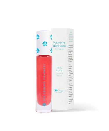 Organic Pharmacy Volumizing Balm Gloss Coral - 5ml Coral Red | Shop Internationally - Nourishing Lip Gloss - Buy Online on GoSupps.com