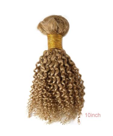 Buy Mila 22 Honeyblond 27# Real Brazilian Virgin Remy Hair Extensions - Kinky Curly 100g/pc - 55cm International Shipping - Buy Online on GoSupps.com